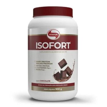 Imagem de Isofort Pote  Whey Isolado 900G Sabor Chocolate Vitafort