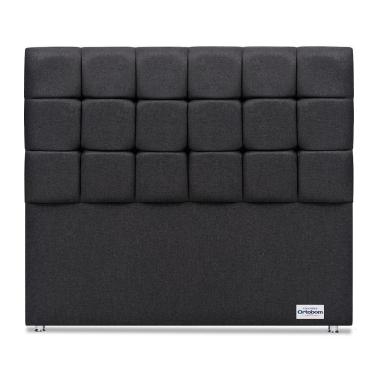 Imagem de Cabeceira Amur Linho Cinza Casal (12x140x125) - Ortobom