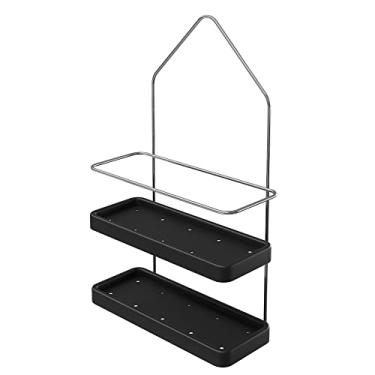 Imagem de Porta Shampoo Duplo, Encaixe Fácil c/Base Plástica Preta, Stolf