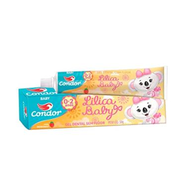 Imagem de Gel Dental Infantil Sem Flúor Lilica Ripilica Sabor Morango 50G, Condor