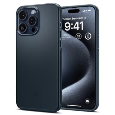 Imagem de Spigen Thin Fit Capa para Apple iPhone 15 Pro Case - Metal Slate