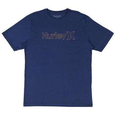Imagem de Camiseta Hurley Silk O&O Solid Azul Marinho