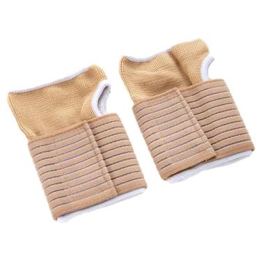 Imagem de Colaxi Suporte de mão cinta manga de pulso protetor elástico envoltório cinta de compressão luvas para boliche voleibol esportes tênis fitness