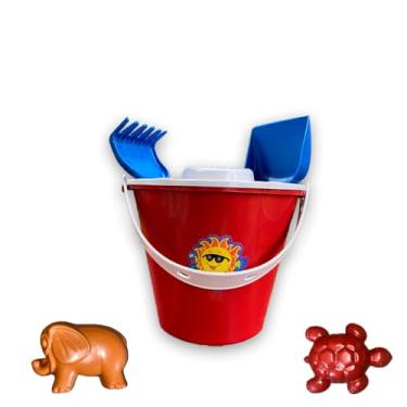 Imagem de BALDINHO DE PRAIA 6 PEÇAS 18 CM - CORES SORTIDAS