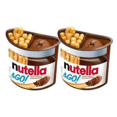 Imagem de NUTELLA & GO - Creme de Avelãs & Palitos Importado - 2 Unid