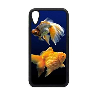 Imagem de Capa com imagem da natureza de peixe oceano para iPhone XR para proteção de telefone Apple