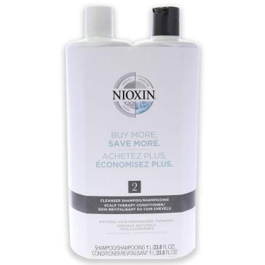 Imagem de 2 kit shampoo nioxin 33,8oz, condicionador