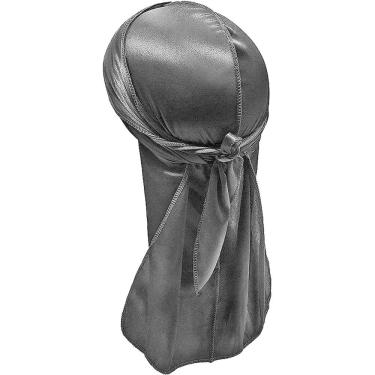 Imagem de Trança de cauda longa Chapéu Pirata (Preto) (Um Tamanho)