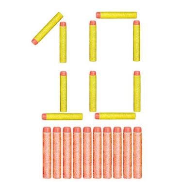 Imagem de Kit Com 10 Dardos Para Lançadores Nerf E Arminhas De Pressão - Pica Pa