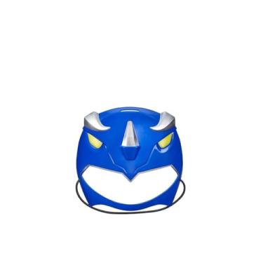 Imagem de Hasbro Máscara Power Ranger Mighty Morphin Blue Ranger, Plástico, Unissex, Meninos, Super Heróis, Máscara de Personagem, Crianças