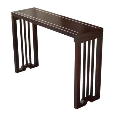 Imagem de Mesa De Console Fina Para Corredor, Mesas De Sofá Para Mesas De Entrada De Sala Para Escritório De Corredor De Porta Frontal, Fácil Montagem(80x35x80cm/31x14x31in)