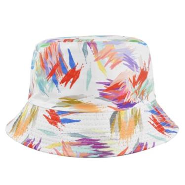 Imagem de Chapéu balde masculino e feminino chapéu balde grafite chapéu balde tie-dye espaço chapéu de verão pesca chapéu de sol chapéu de aventura ao ar livre (FH316 (2)), Fh316 (2), Tamanho Único