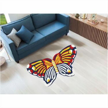Imagem de Tapete Capacho Vinil Insecta Borboleta No formato 1,00X60 cm