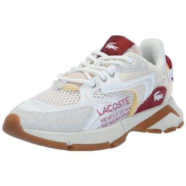 Imagem de Lacoste Tênis feminino L003 Neo, Branca/Vermelho, 6