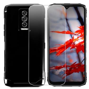 Imagem de MAOUICI Capa para Doogee Blade 10 (6,6 polegadas), capa protetora de silicone TPU para Doogee Blade 10 com 1 protetor de tela de vidro temperado preto