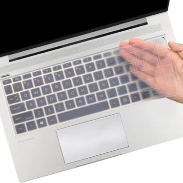 Imagem de Capa de teclado para HP Probook 440 445 G8 G9 G10 35.6 cm, HP Probook 640 G7 G8 35.6 cm (não serve para Probook 440 445 G5 G6 G7) - transparente