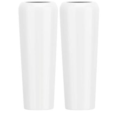Imagem de Kit 2 Vasos Fibra De Vidro 80cm Florida M Decorativo Vietnamita (Branco)