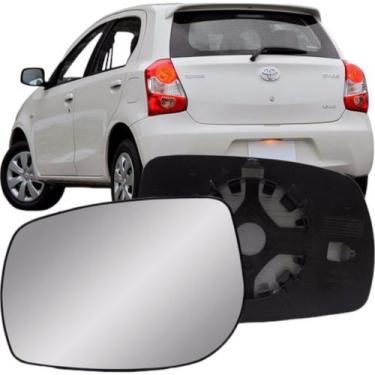 Imagem de Lente Com Base Retrovisor Esquerdo Etios 2012 2013 Metagal