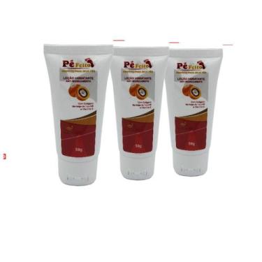 Imagem de Loção Hidratante Pé Feito Antiressecamento 50g - 3 Unidades - Floral D