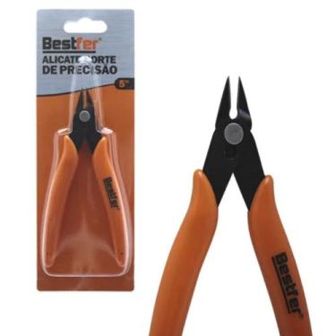 Imagem de Alicate de Corte Reto Rente para Informática Reparo placas - BESTFER, 