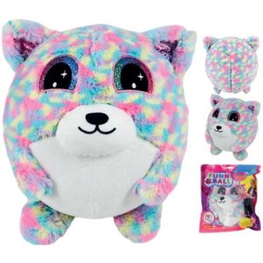 Imagem de Funn BALL Colorful 15CM Bola com Pelucia Colorido RS/AZ Unitoys 2821