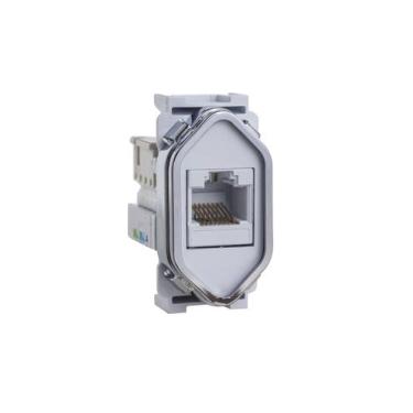 Imagem de Módulo Internet RJ45 Cromado Novara Dicompel