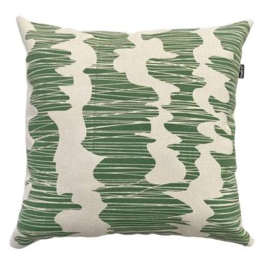Imagem de Almofada Wyona Soft Verde 40x40cm - Serigrafada Frente e Verso - FASTL