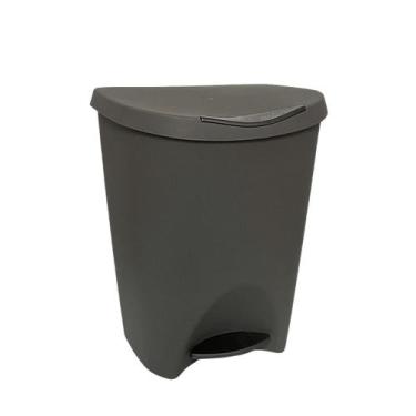 Imagem de Lixeira Lata De Lixo Com Pedal Plástica 15 Litros Colorida Reforçada C