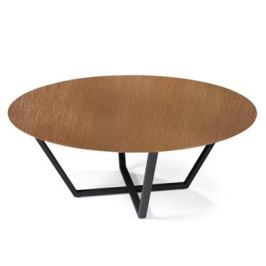 Imagem de Mesa centro Lavanda em Aço Carbono Preto - Drop mobiliário