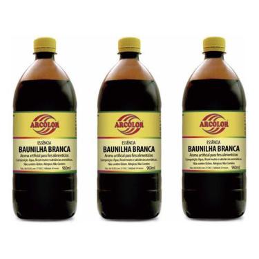 Imagem de Essência Arcolor 960ml Kit 3 Unidades Baunilha Branca