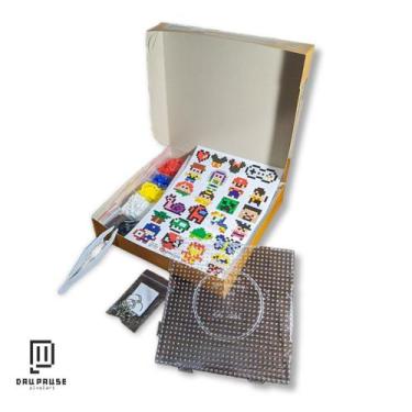 Imagem de Faça o Seu Chaveiro com Miçangas - Kit Píxel Art para Toda a Família -
