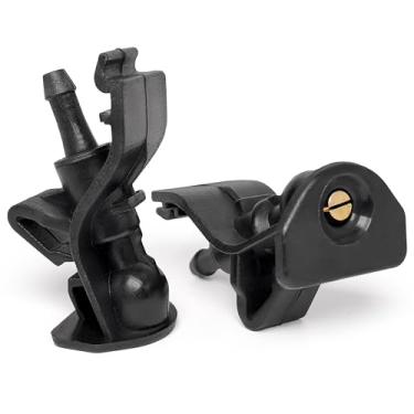 Imagem de Click&Fit Bocais de lavagem de para-brisa ajustáveis compatíveis com Ford Explorer MK5 2011-2015, Ford Mustang 2010-2014 – Replases de jato de spray de limpador de para-brisas BB5Z17603A, AR3Z17603A,