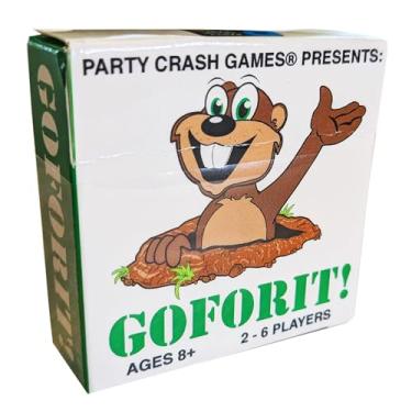 Imagem de PARTY CRASH GAMES Presents: GOFORIT! - A Simple, Yet Suspenseful Little Card Game; Designed for 2-6 Players 8+ Willing to Take Calculated Risks. Presents: GOFORIT!
