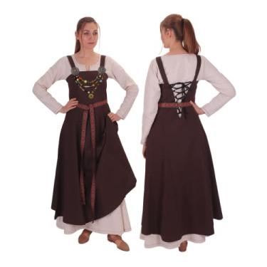 Imagem de byCalvina - Calvina Costumes Canna Lona de Algodão - Avental Marrom - Marrom PP/P