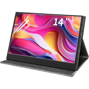 Imagem de UUONDO Pacote com 2 películas protetoras de tela para monitor portátil HD Clear de 35,5 cm, para monitores portáteis ARZOPA/MNN/KYY/VILVA/ASUS/FANGOR/UPerfecT/ZUMWALT/ViewSonic/QQH, proteção