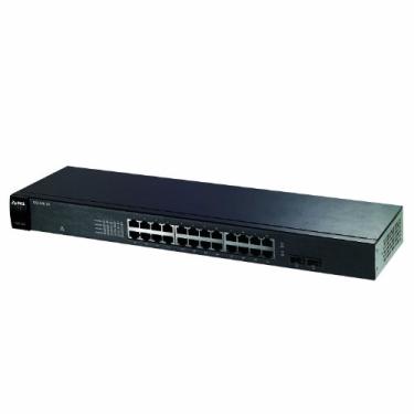 Imagem de Switch Zyxel GS1100 (GS1100-24-EU0101F) 24 10/100/1000 2-SFP L2 Não gerenciável