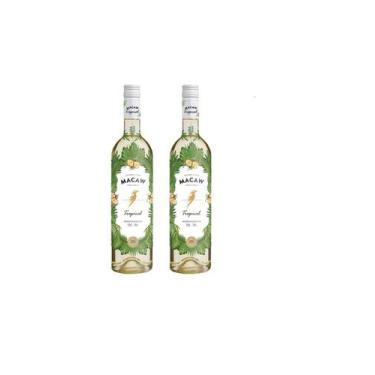Imagem de Kit Vinho Macaw Frisante Tropical Branco Suave 750ml 2uni