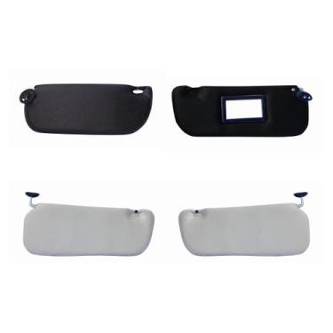Imagem de Par Quebra Sol Monza 82 83 84 85 86 88 90 Preto Gelo Espelho - Garagem