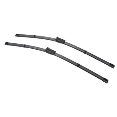 Imagem de X AUTOHAUX 1 par de lâminas de limpador de para-brisas dianteiras de 55,88 cm + 55,88 cm para VW Beetle 2011-2019 conjunto de substituição OE All-Seasons Top-Lock, não gancho J/U
