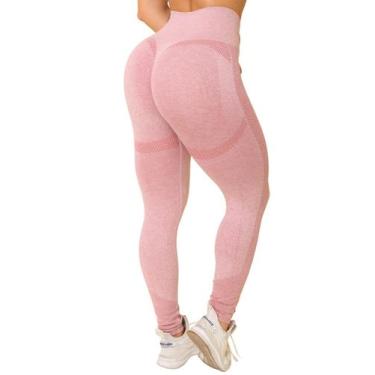 Imagem de Kit 2 Calça Legging Levanta Bumbum Academia Yoga Sem costura - Luega M
