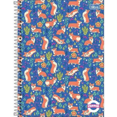Imagem de Caderno Univ 10M Capa Dura Pepper Feminino Dog 2025 160FL Tilibra