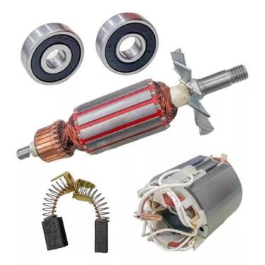 Imagem de Kit Induzido Compatível Plaina Makita 1900b 220v - Bolte