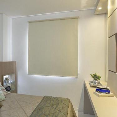 Imagem de Persiana Rolo (2,00Larg. X 1,50Alt.) Blackout Creme - Vogaflex, 0