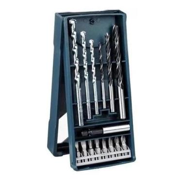 Imagem de Kit de Pontas e Brocas Bosch Mini X-Line com 15 Peças