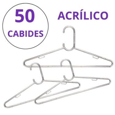 Imagem de KIT 50  Cabide adulto Titureiro De Luxo Executivo Reforçado Organizar 
