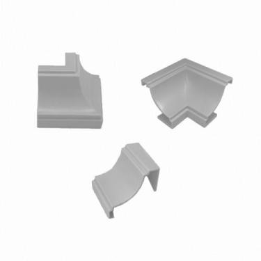 Imagem de Canto/Quina Interno, Externo, Emenda p/ acabamento de Forro PVC - kit 