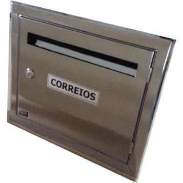 Imagem de Caixa De Correio Inox Modelo Vertical Com Abertura Frontal