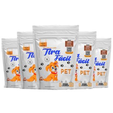 Imagem de Kit 5un. Pó Higiênico 500G P/Cães e Gatos Tira Fácil PET Diversos Arom