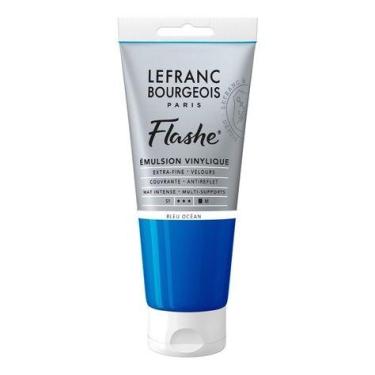 Imagem de Tinta Acrílica Flashe Lefranc 80ml S1 904 Ocean Blue - Lefranc Bourgeo