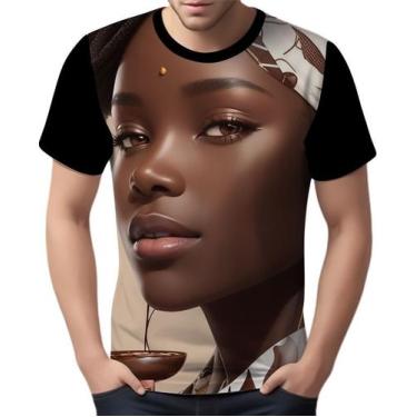 Imagem de Camisa Camiseta Mulher Africanas Raizes  Beleza Negra 2 - Enjoy Shop, 